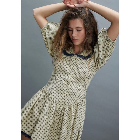 Free People Green and Blue Midi Dress - Picture 5 of 9